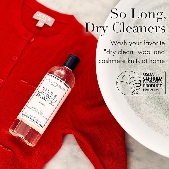 The Laundress Wool & Cashmere Shampoo, Double Concentrated, Cedar Scent (...