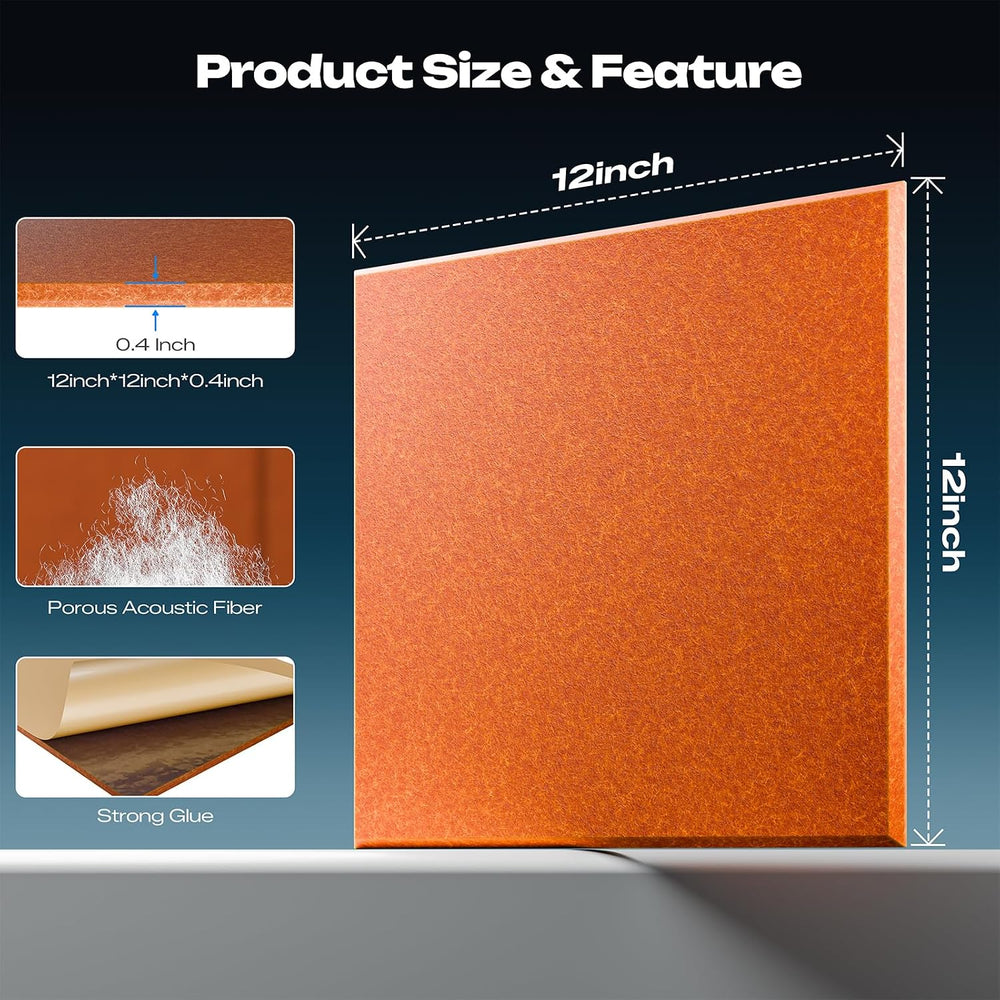 Sonicism 22 Pack Acoustic Wall Panels