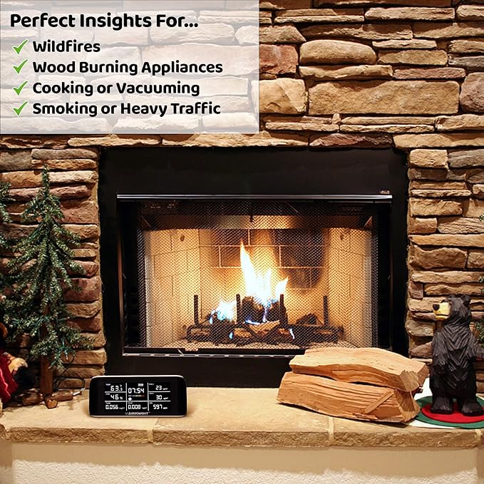 AirKnight Premium Indoor Air Quality Monitor Indoor & Air Quality Sensor....
