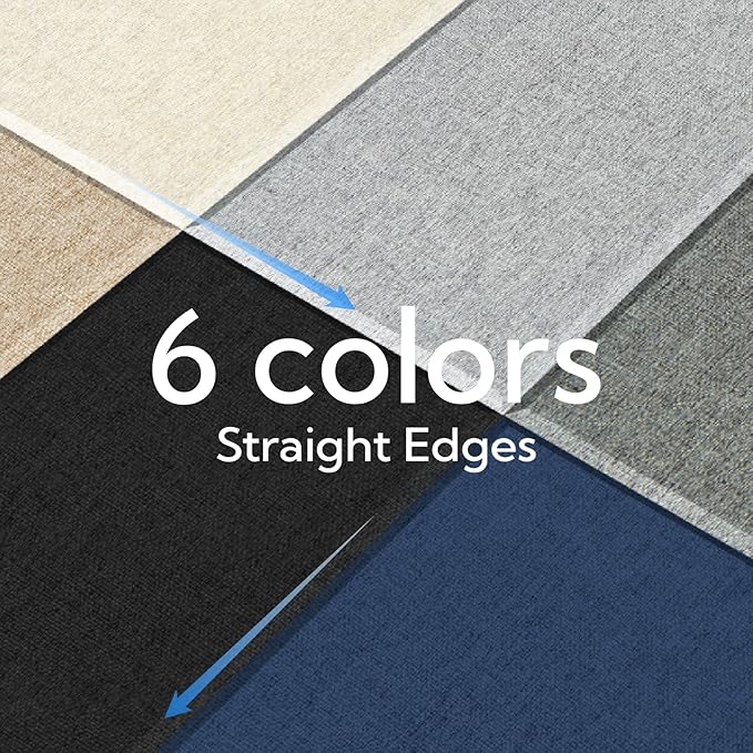 Olanglab Fiberglass Acoustic Wall Panels 4 Pack, 11.8'' x 23.6'&#...