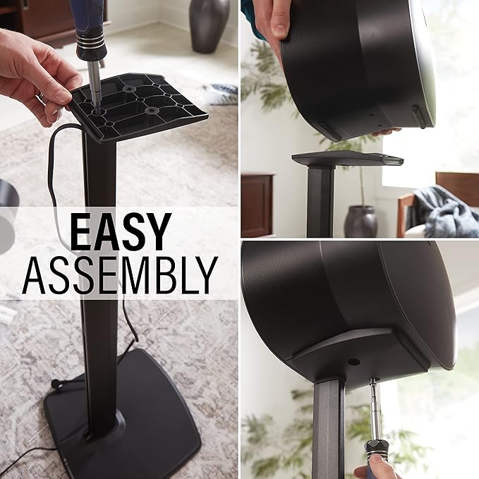 Sanus Height Adjustable Speaker Stand