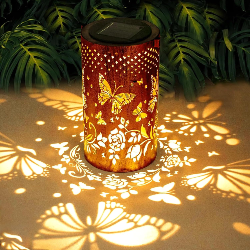 BSGlobal Butterfly Solar Lanterns Outdoor Waterproof Hanging Lights