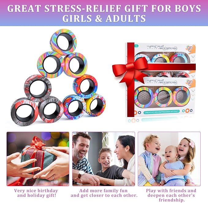 Cevioce Valentines Day Gifts for Him 8+ Year Old Teen Boy Adults, Magnetic (5...