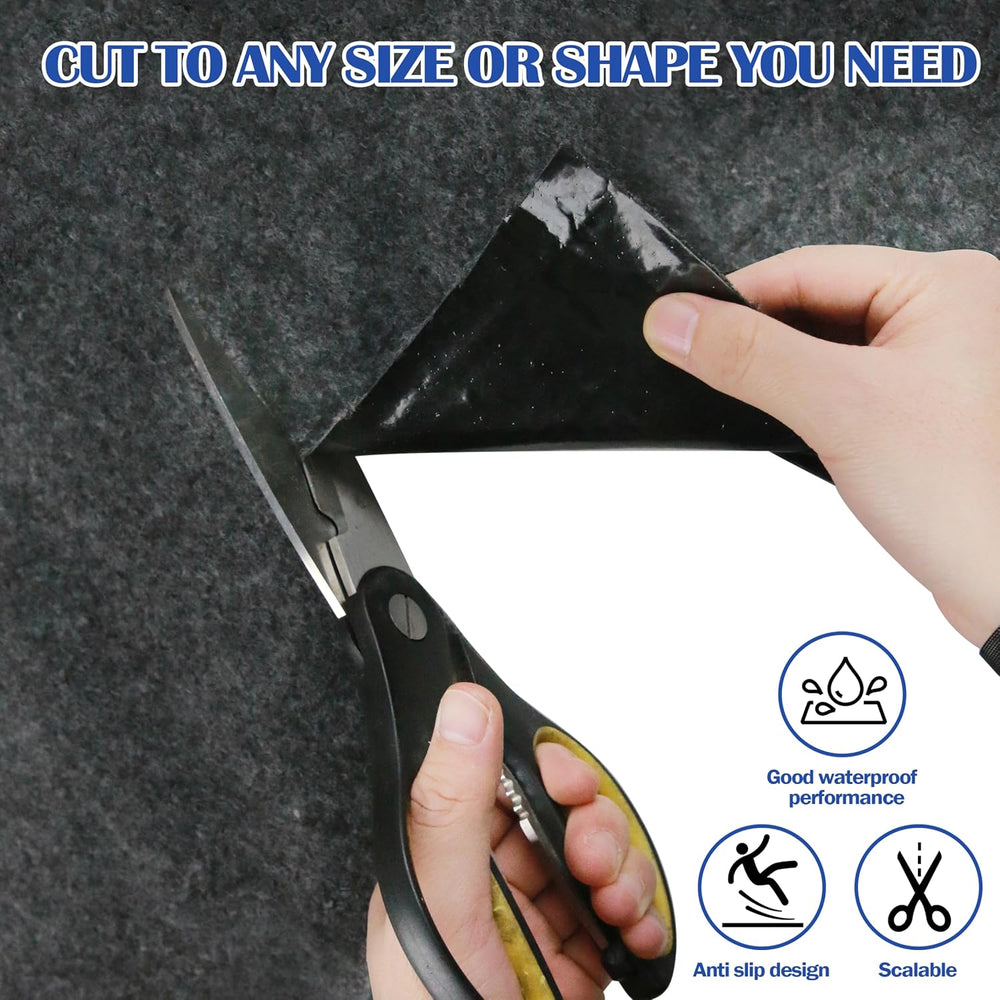 Ogrmar 6x8.2 FT Outdoor Storage Shed Mat Waterproof Tent Floor Mat Gray