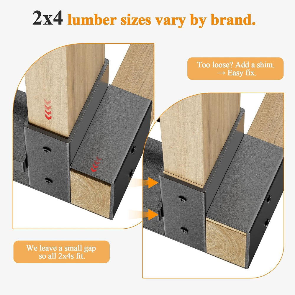 Mr IRONSTONE Firewood Rack Outdoor Indoor, Adjustable to ANY Length Firewood ...