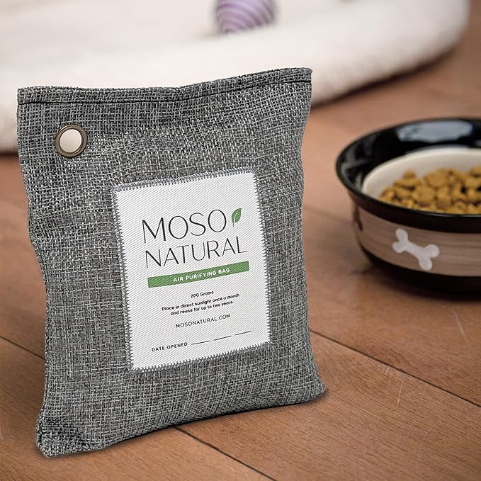Moso Natural Air Purifying Bag 200g HGTV Editor's Pick | Premium Bamboo (...