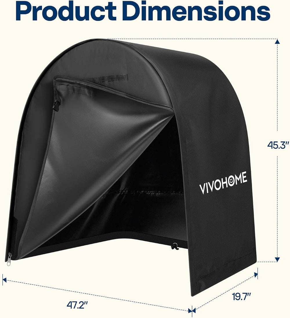 VIVOHOME 48 Inches Firewood Log Hoop Cover Only