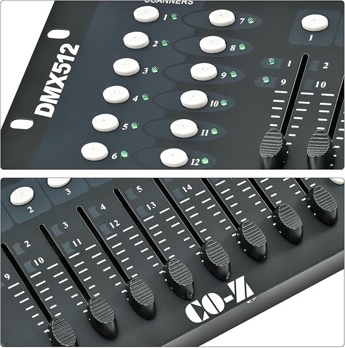 CO-Z 192 DMX 512 Stage DJ Light Controller Lighting Mixer Board Console