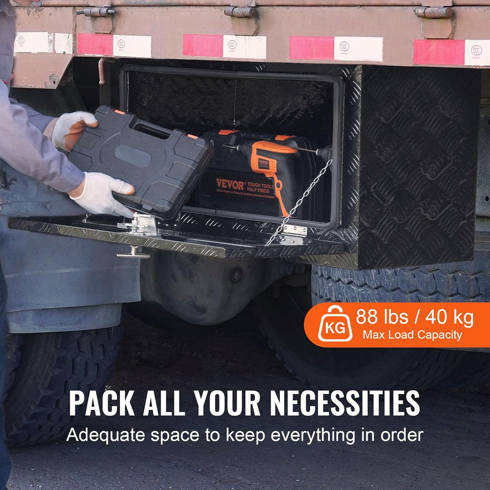 VEVOR Underbody Truck Box, 36"×14"×16" Pickup Storage Box, Hea...