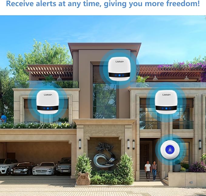 LIOTOIN Caregiver Pager Wireless Alert System