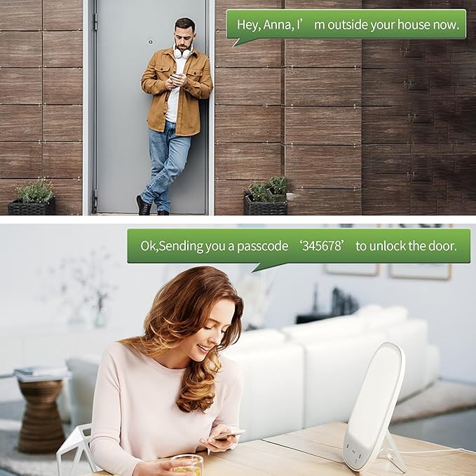 Harfo Smart Door Lock, Heavy Duty 5 in 1 Keyless Entry Door Lock, Full App