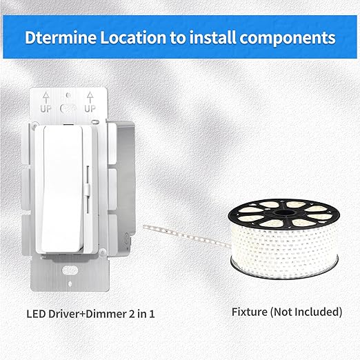 Dimmer and Driver Switch in one, 120W ON/Off Output Voltage: 12V +/-0.5V