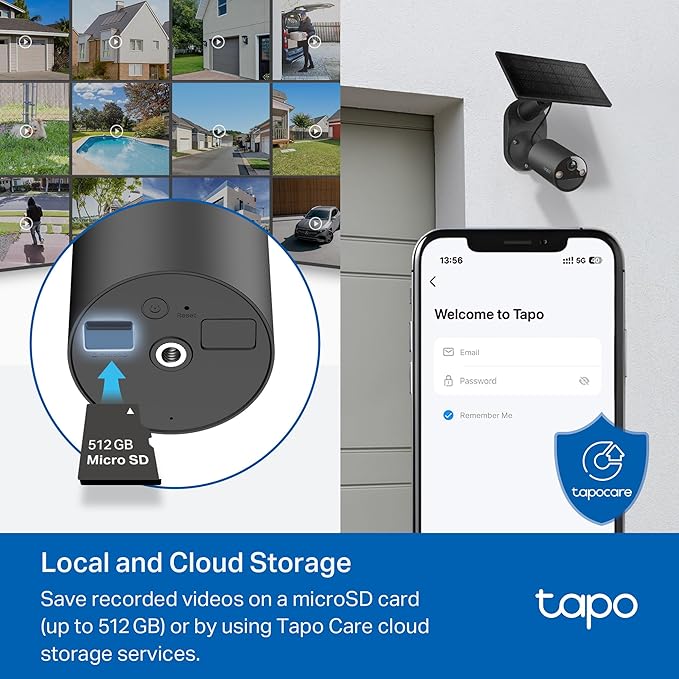 Tapo SolarCam 1080p Outdoor Wireless Security Camera