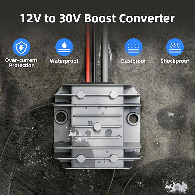 Starlink Mini 12V Adapter, Starlink Mini Power Supply 12/24V Step Up to 30V