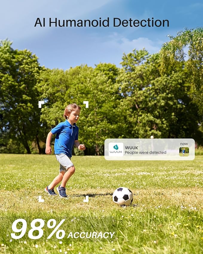 WUUK Security Cameras Wireless Outdoor, Indoor Camera, Home Surveillance System