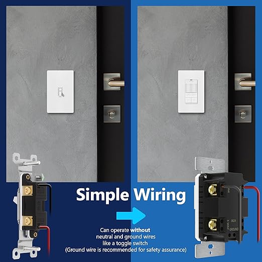 LIDER Motion Sensor Dimmer Switch (2-Pack)