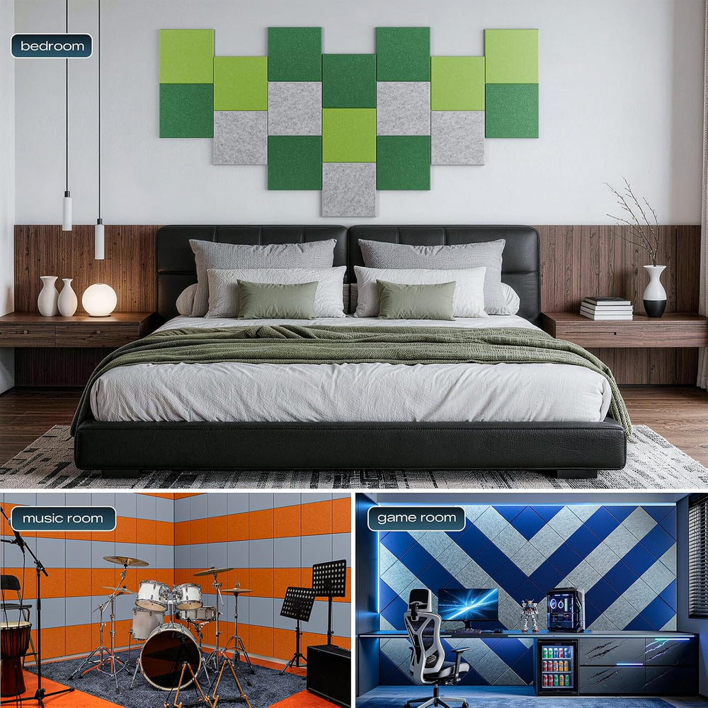 Sonicism 22 Pack Acoustic Wall Panels