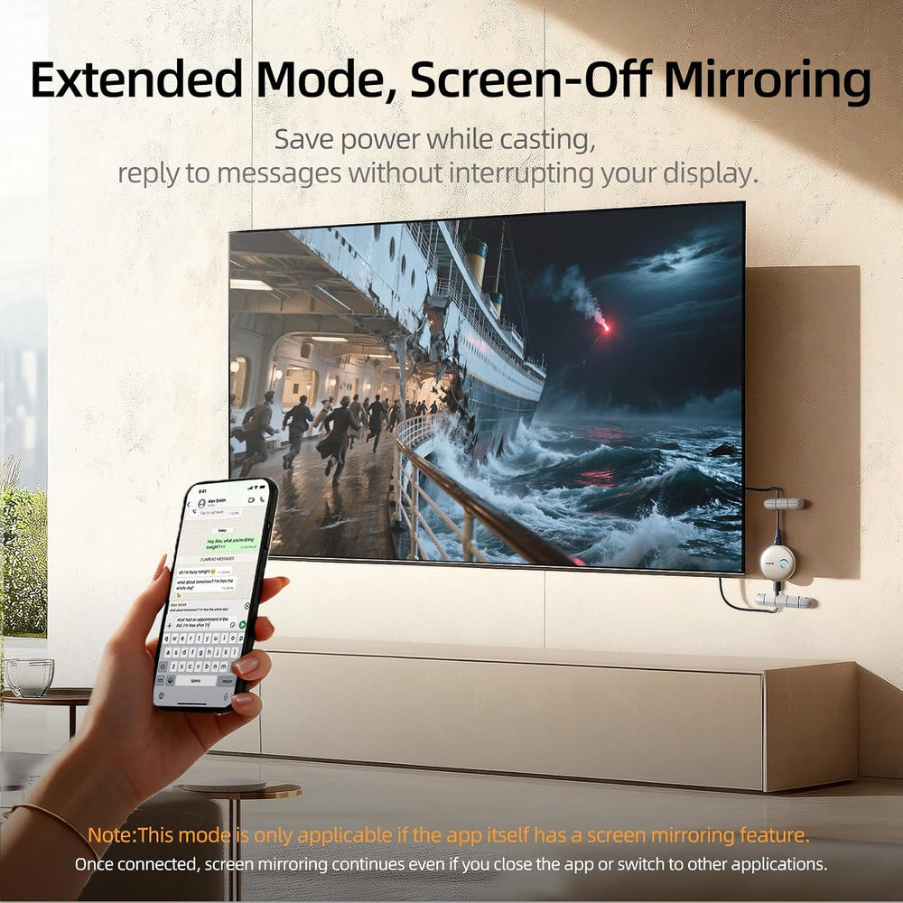 llano T1 Wireless HDMI Transmitter Adapter, Streaming Media Video/Audio/File