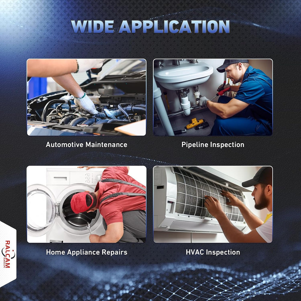Ralcam 360° Articulating Borescope, 6.2mm/0.24in Slim Probe