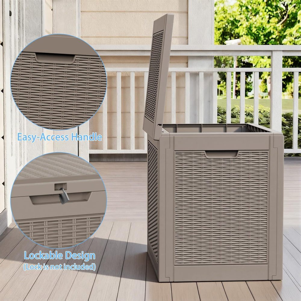 40 Gallon Waterproof Outdoor Storage Box,Deck Boxs for Outdoor and Indoor Use...