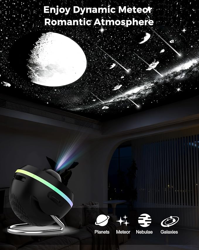 Galaxy Projector for Bedroom, 13 in 1 Home Planetarium Star Constellation