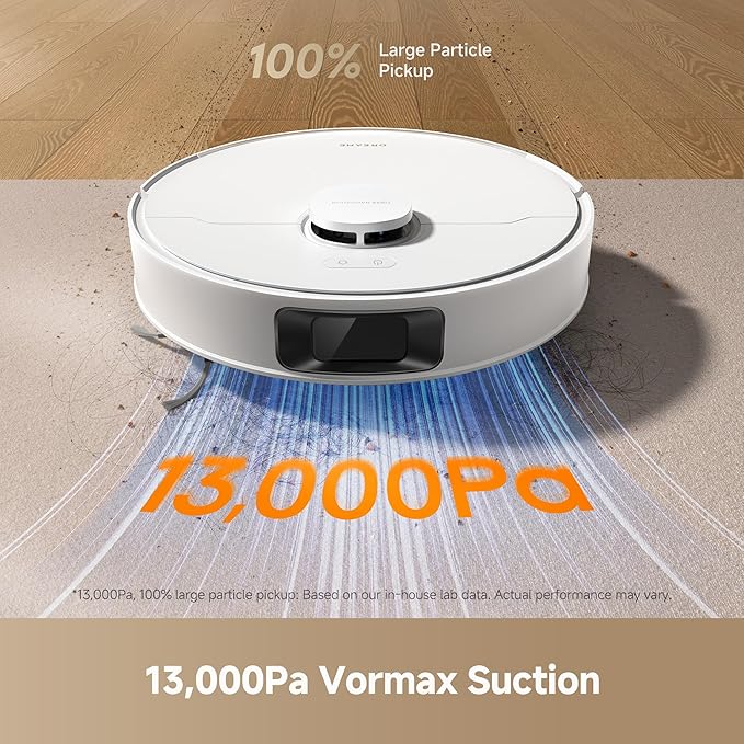 DREAME D20 Plus Robot Vacuum and Mop, 000Pa Suction, Self-Emptying