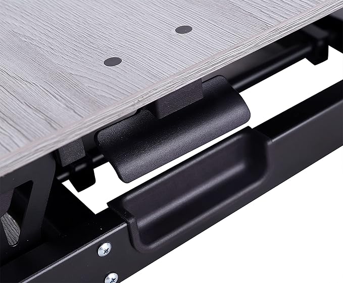 Rocelco Standing Desk Converter 31.5 Inch Sit Stand Up Dual Monitor Tabletop