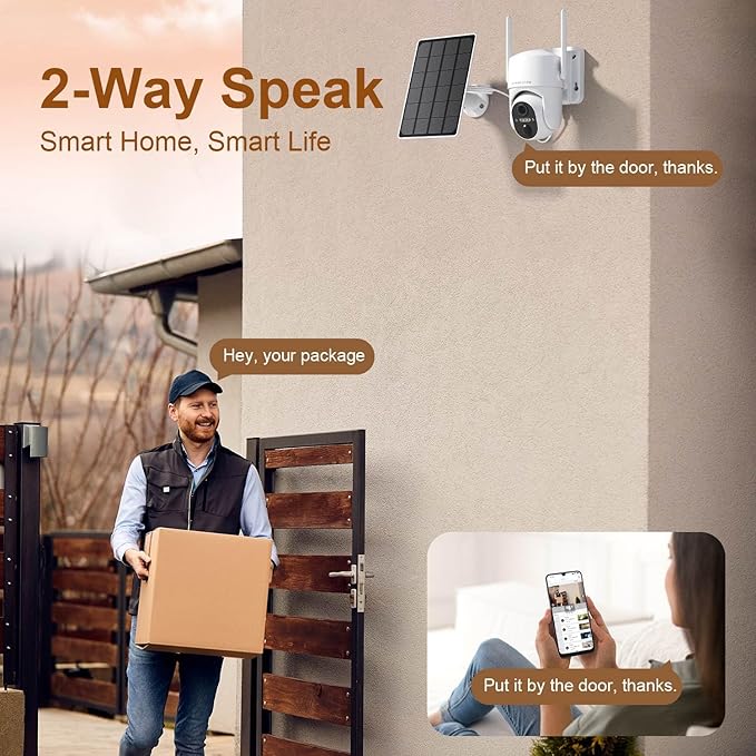 HOSAFE.COM Home Security Cameras Wireless Outdoor, Outdoor Camera Wireless Wi...