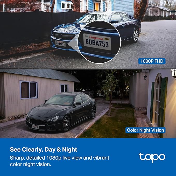 Tapo 1080p Outdoor Wireless Security Camera