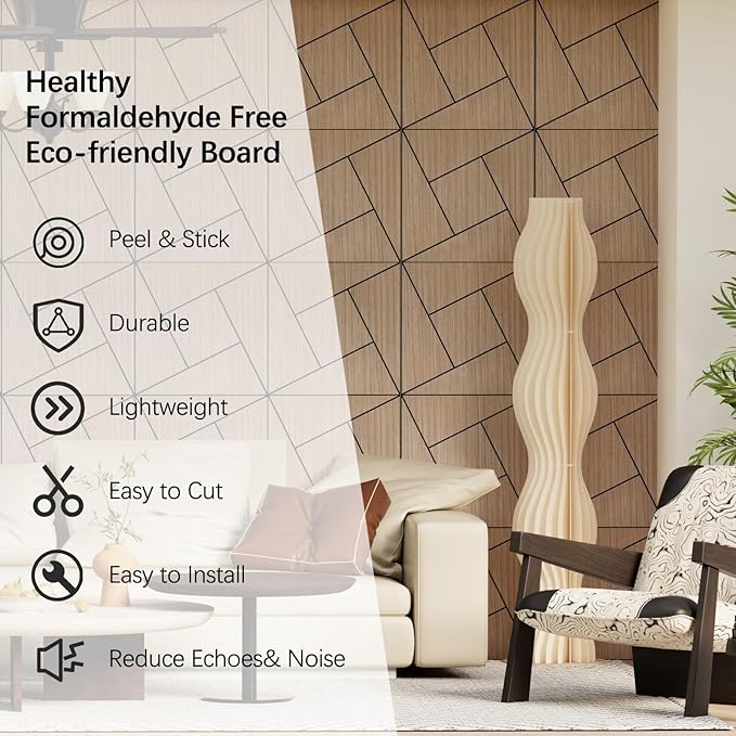 ARMURO 4 Packs Acoustic Wall Panels