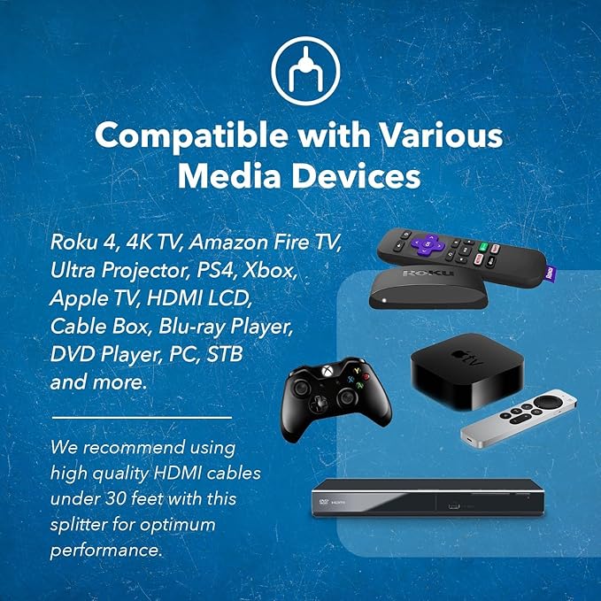 OREI 1x4 2.0 HDMI Splitter