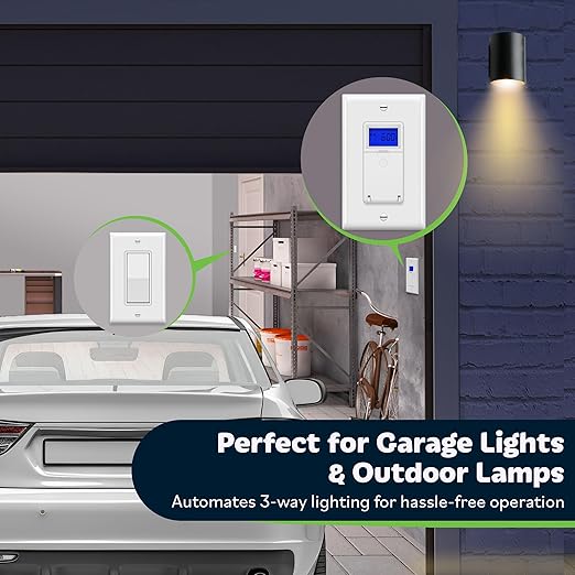 TOPGREENER Digital Astronomic Timer Switch, 7-Day Programmable Sunrise Sunset