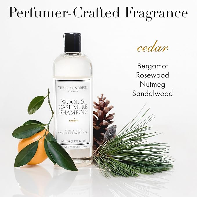 The Laundress Wool & Cashmere Shampoo, Double Concentrated, Cedar Scent (...