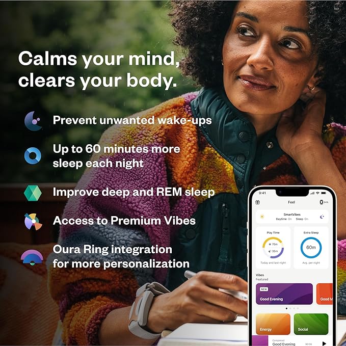 Apollo Neuro Wearable & 12-Month SmartVibes AI Membership – Sleep Aid &am...