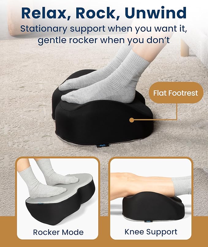 Everlasting Comfort Foot Rest for Under Desk at Work