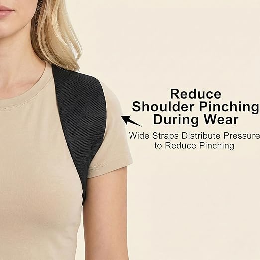 Full Back Posture Corrector for Women & Men – Pull-Back System Posture Br...