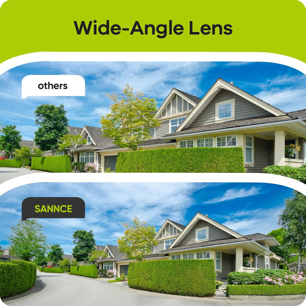 SANNCE 2MP 1080P TVI Bullet Cameras, 100ft Night Vision, IP67(4 Pack)