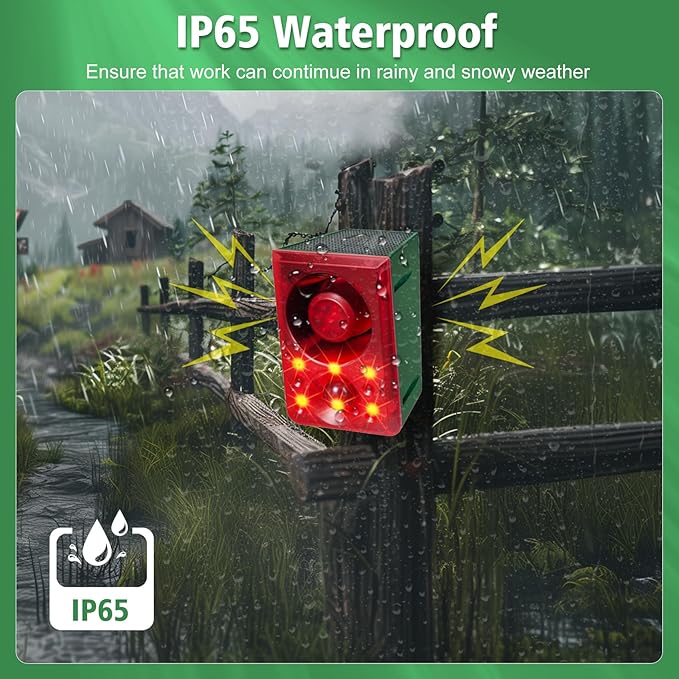 ChunHee Solar Outdoor Motion Sensor Alarm