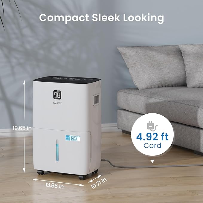 Yaufey 80 Pints Energy Star Dehumidifier