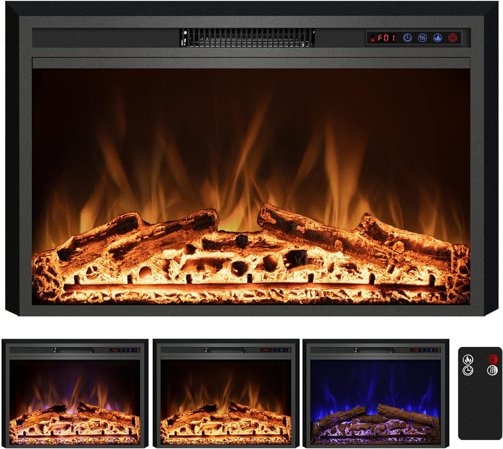 Electric Fireplace, Recessed Fireplace Heater