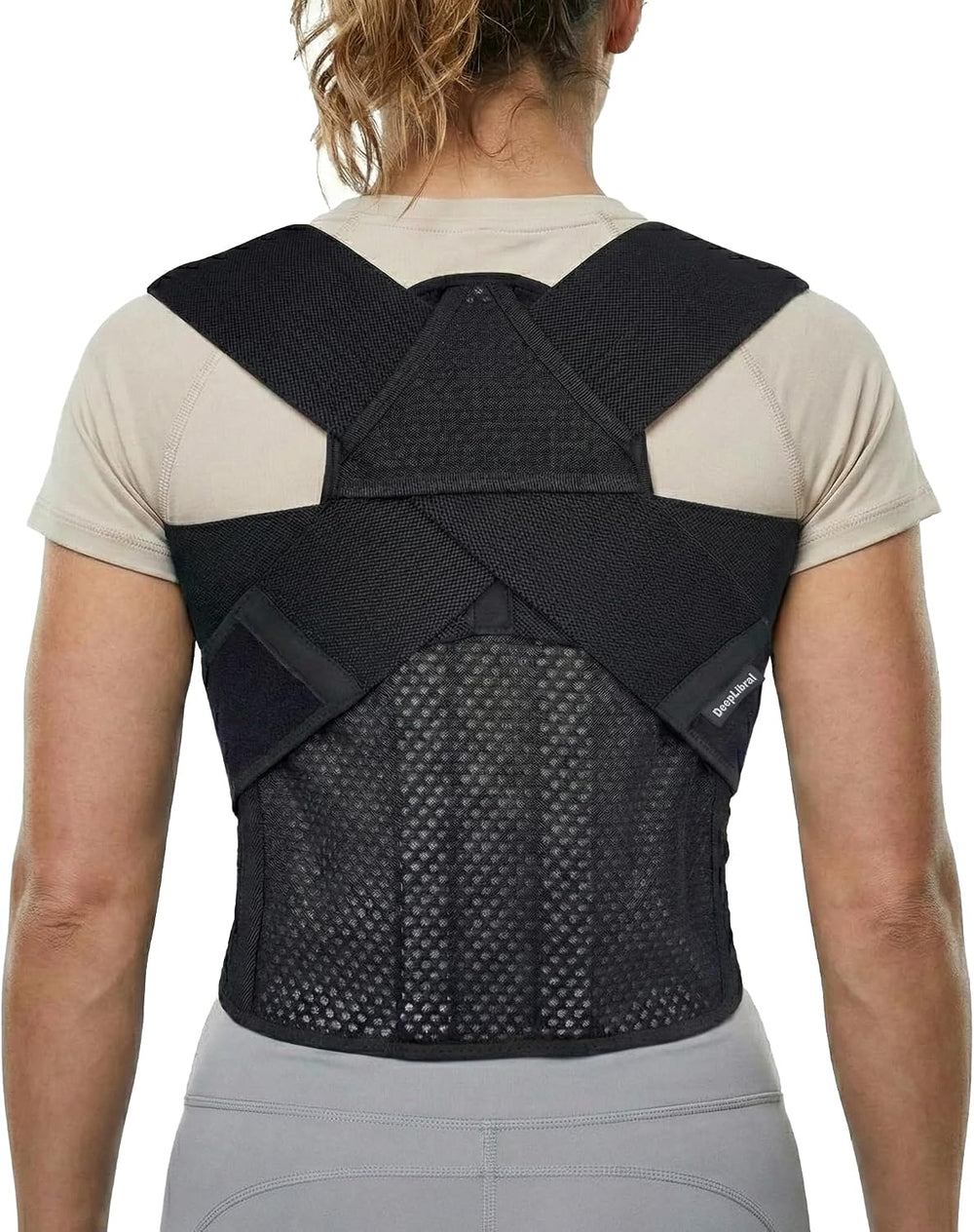 Full Back Posture Corrector for Women & Men – Pull-Back System Posture Br...
