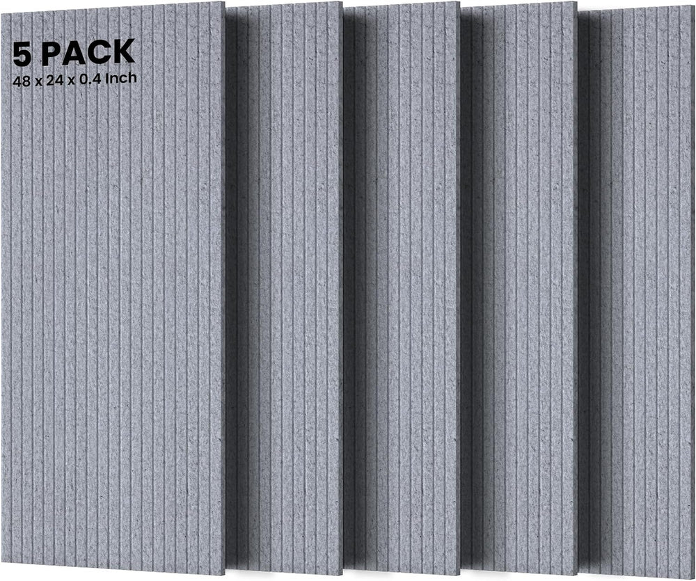 5 Pack Acoustic Panels, Premium Wall Sound Absorbing Panels, Decorative Sound