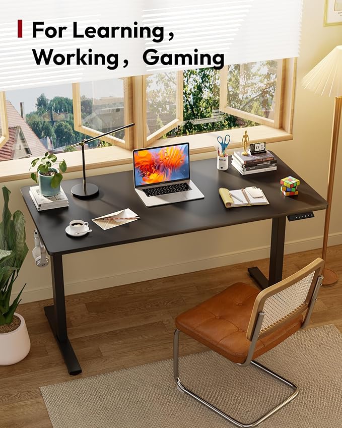 SANODESK Electric Standing Desk 79 x 32 Inches Height Adjustable Stand Up