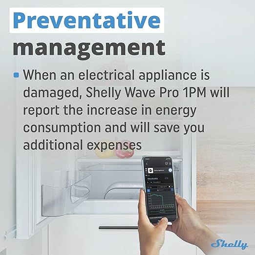 Shelly Wave Pro 1PM US LR | Z-Wave Long Range Smart Relay Switch