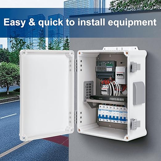 Namunanee Outdoor Electrical Junction Box, ABS Water Resistant Enclosure