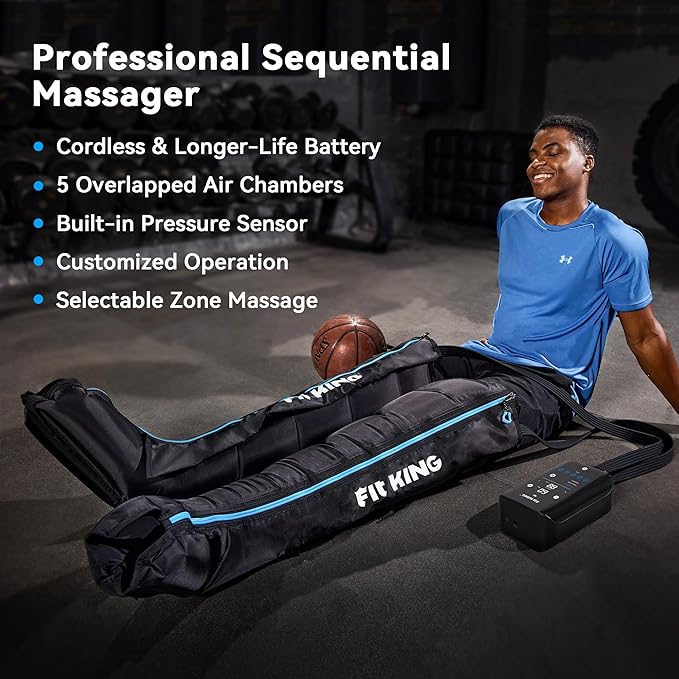 FIT KING Upgraded Cordless Recovery System, Professional Air Compression