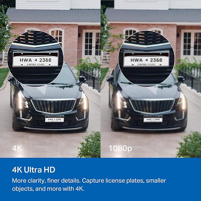 Tapo MagCam 4K Outdoor Wireless Security Camera – Battery Power