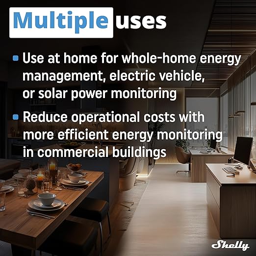 Shelly Pro 3EM 3CT 63 | Wi-Fi & LAN 3-Phase Professional Smart Energy Met...