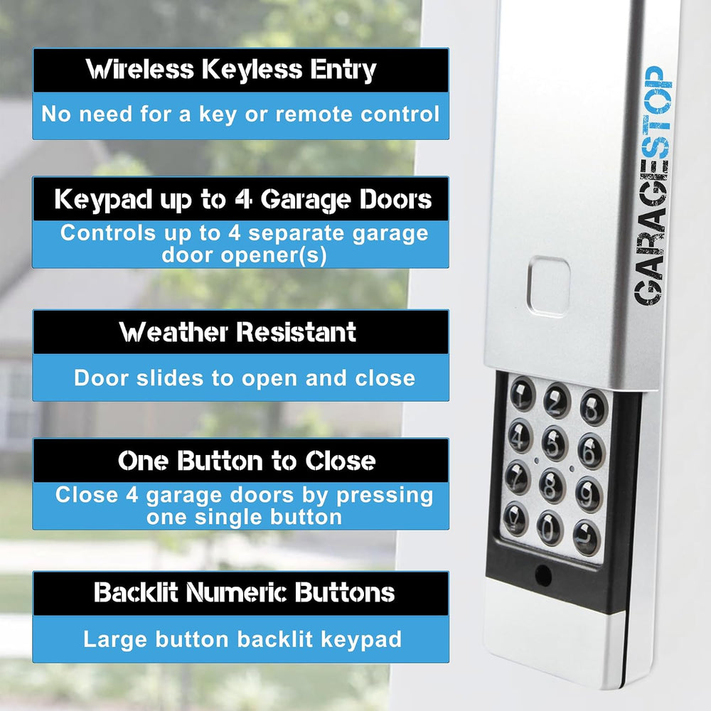 1x Garage Door Keypad for Marantec M13-631, Wireless Keyless Entry 315MHz