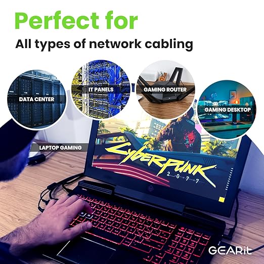 GEARit Cat 6 Ethernet Cable Pack (100 Pack)